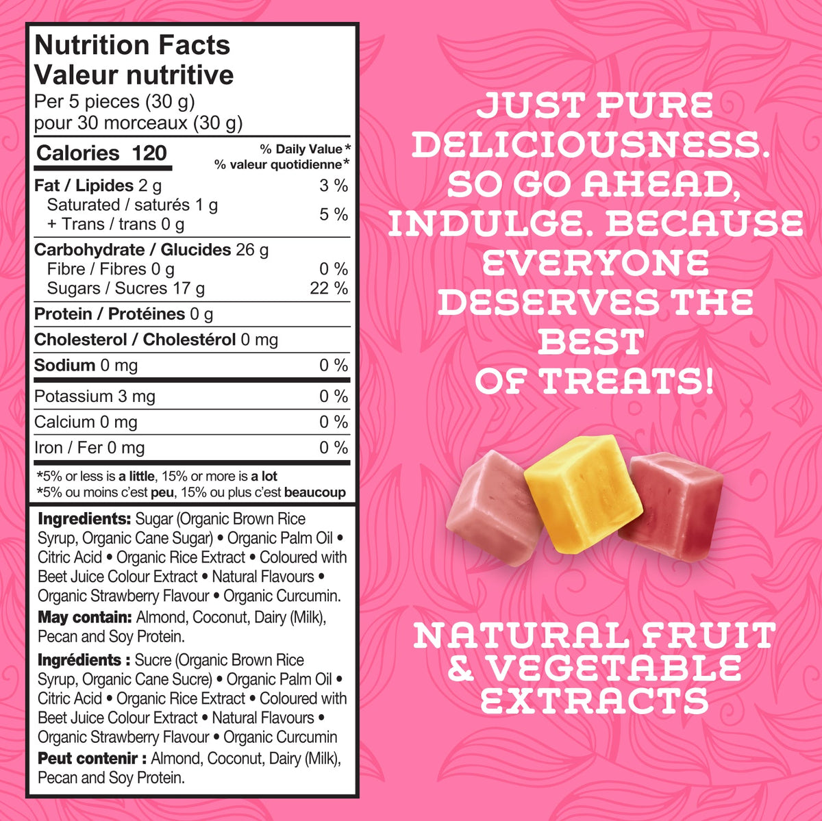 Lovely Organic Chewy Candies