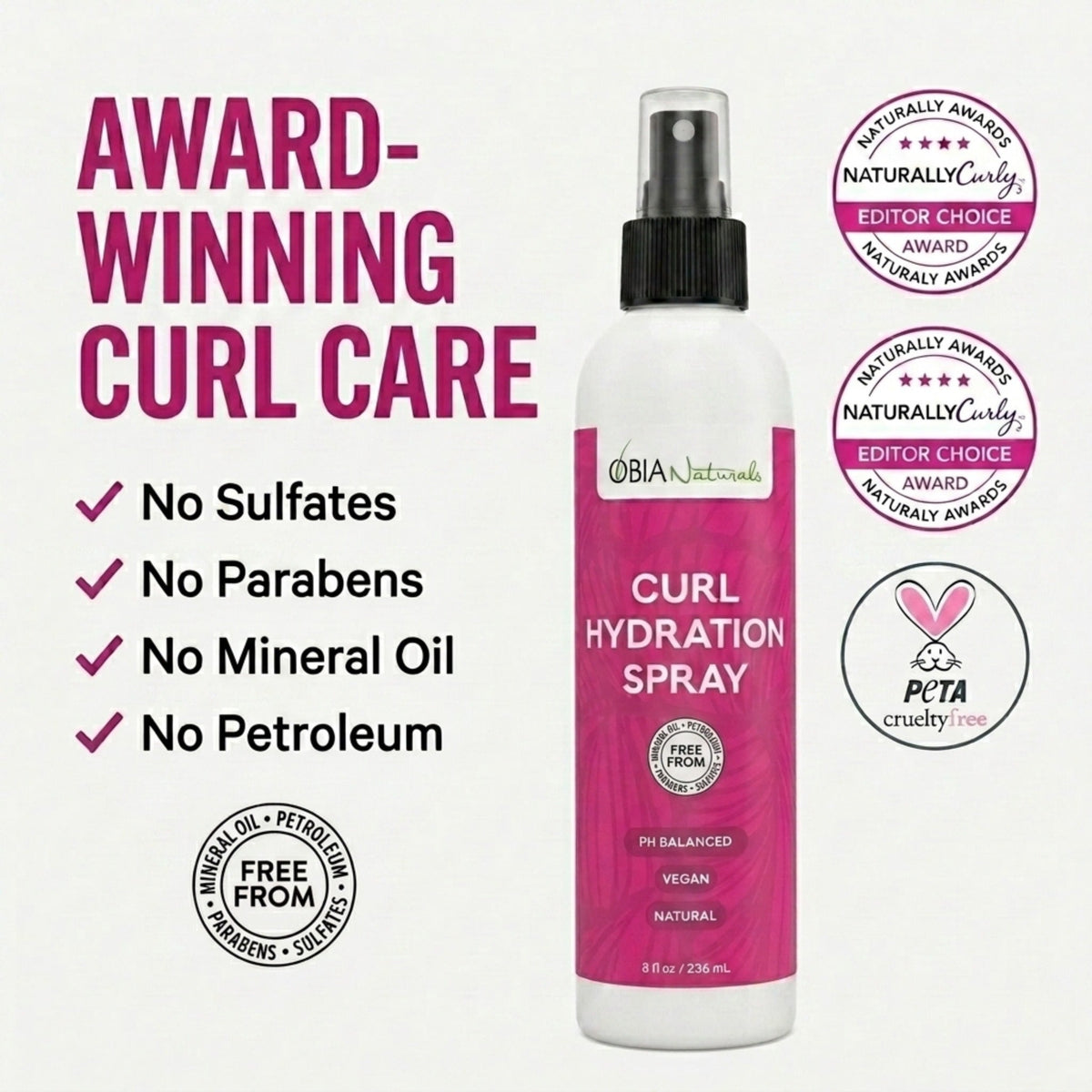 OBIA Naturals Curl Hydration Spray
