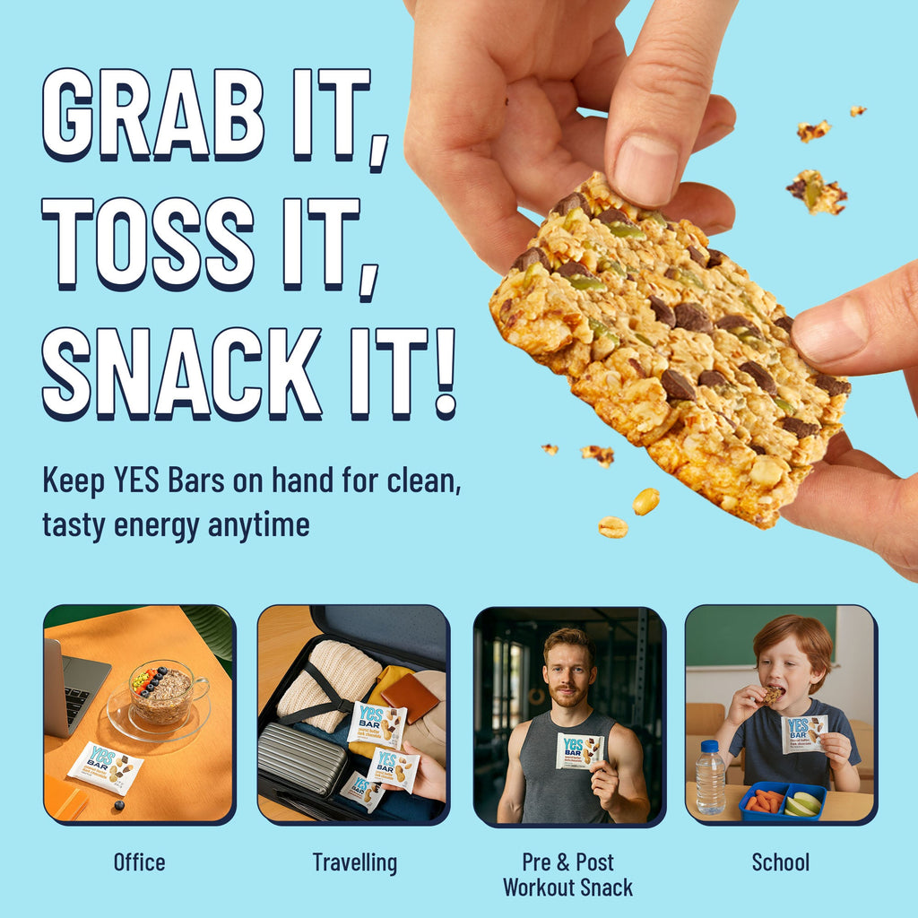 Yes Bar 6-Bar Variety Pack – Plant-Based Soft-Baked Bars