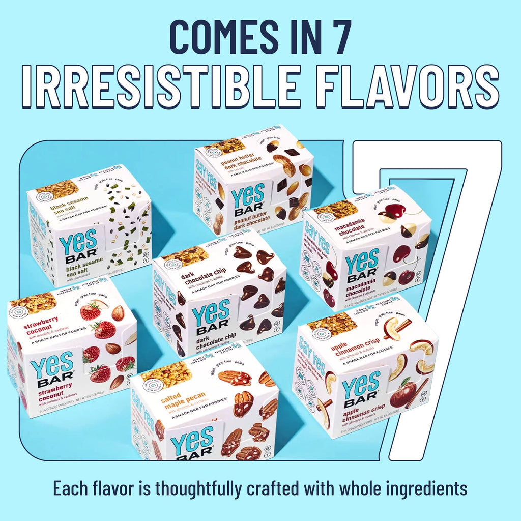 Yes Bar 6-Bar Variety Pack – Plant-Based Soft-Baked Bars