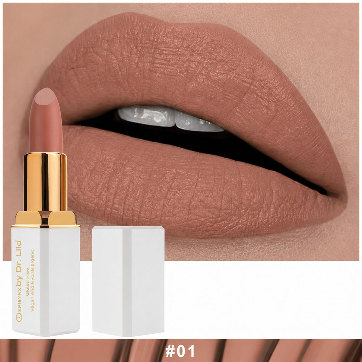 EpiLynx Hydrating Matte Lipstick for Dry Lips