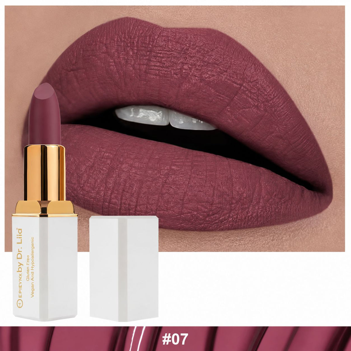 EpiLynx Hydrating Matte Lipstick for Dry Lips